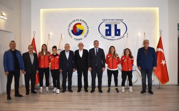 28.02.2024 7 Eylül Youth Sports Club Women's Football Team Club Visited to Aydın Commodity Exchange 