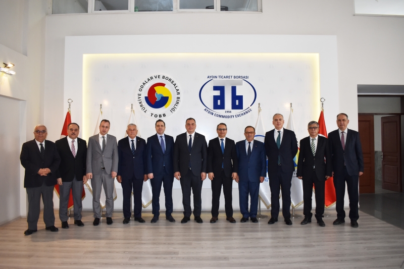 26.03.2024 Visit to Aydın Commodity Exchange from Revenue Administration Department of the Republic of Türkiye Ministry of Treasury and Finance