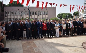 19.05.2024 Aydın Commodity Exchange Assembly President A. Bahri Erdel Participated in the 19 May Commemoration of Atatürk, Youth and Sports Day Ceremony