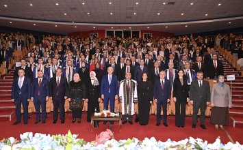 21.10.2024 Aydın Commodity Exchange Assembly President A. Bahri Erdel and Vice Chairman Board Cengiz Ülgen Attended the Opening Ceremony of Aydın Adnan Menderes University’s 2024-2025 Academic Year