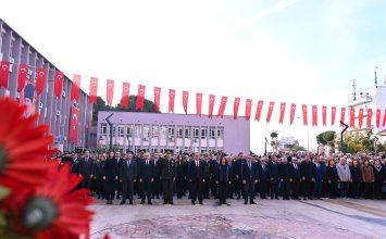 10.11.2024 Aydın Commodity Exchange Assembly Chairman Ahmet Bahri Erdel Attended the Atatürk Commemoration Ceremony