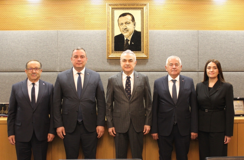 11.02.2025 Aydın Commodity Exchange Board Members Visit MP Mustafa Savaş