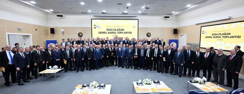 24.03.2025 Aydın Ticaret Borsası Meclis Başkanı A.Bahri Erdel ve Yönetim Kurulu  Başkan Yardımcısı Cengiz Ülgen, GTİ Genel Kurulu ve 20. Yıl Dönümü ’ne Katılım Sağladı