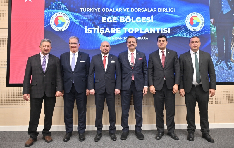 18.04.2025 Aydın Ticaret Borsası Başkanı Fevzi Çondur, Ege Bölgesi Oda-Borsa İstişare Toplantısı’na Katıldı