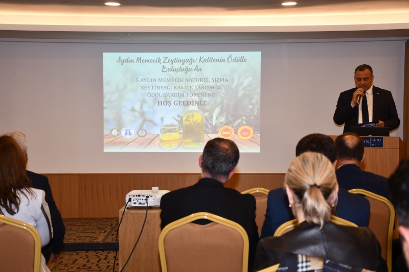 30.04.2025 Aydın Ticaret Borsası Tarafından Avrupa Birliği Tescilli Aydın Memecik Naturel Sızma Zeytinyağı Kalitesi Ödüllendirildi