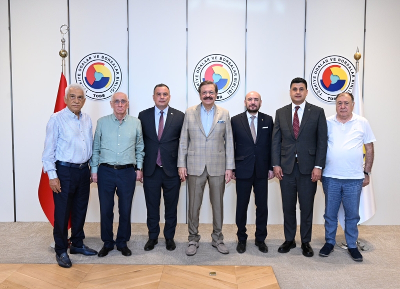 17.07.2025 Aydın Heyeti’nden TOBB Başkanı M.Rifat Hisarcıklıoğlu’na Ziyaret 