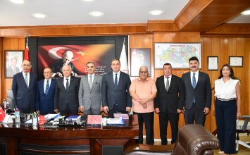 06.08.2025 Aydın Ticaret Borsası’ndan Aydın İl Tarım ve Orman Müdürü Ayhan Temiz’e Hayırlı Olsun Ziyareti