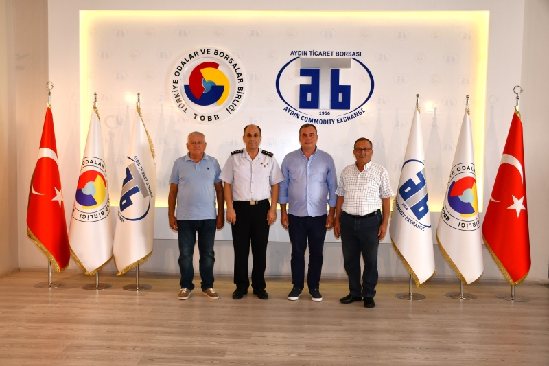 05.08.2025 Aydın İl Jandarma Komutanı J.Albay Ali Naci Aldemir’den Aydın Ticaret Borsası’na Veda Ziyareti