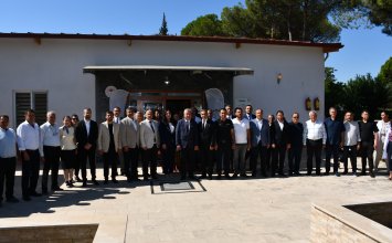 20.08.2025 Aydın Ticaret Borsası Meclis Başkanı A. Bahri Erdel Yönetim Kurulu Başkan Yardımcısı Cengiz Ülgen Aydın Ziraat Odaları Aylık İl koordinasyon Toplantısına katılım sağladı.