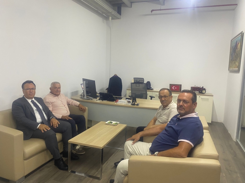 28.08.2025 Aydın Ticaret Borsası’ndan Ziraat Bankası Bölge Müdürü Ümit Yaşar Ören’e Ziyaret