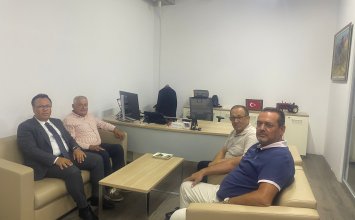 28.08.2025 Aydın Ticaret Borsası’ndan Ziraat Bankası Bölge Müdürü Ümit Yaşar Ören’e Ziyaret