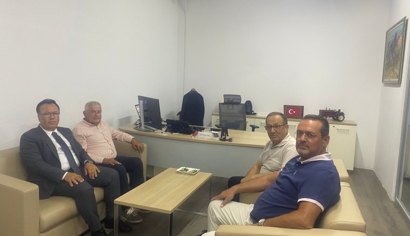 28.08.2025 Aydın Ticaret Borsası’ndan Ziraat Bankası Bölge Müdürü Ümit Yaşar Ören’e Ziyaret