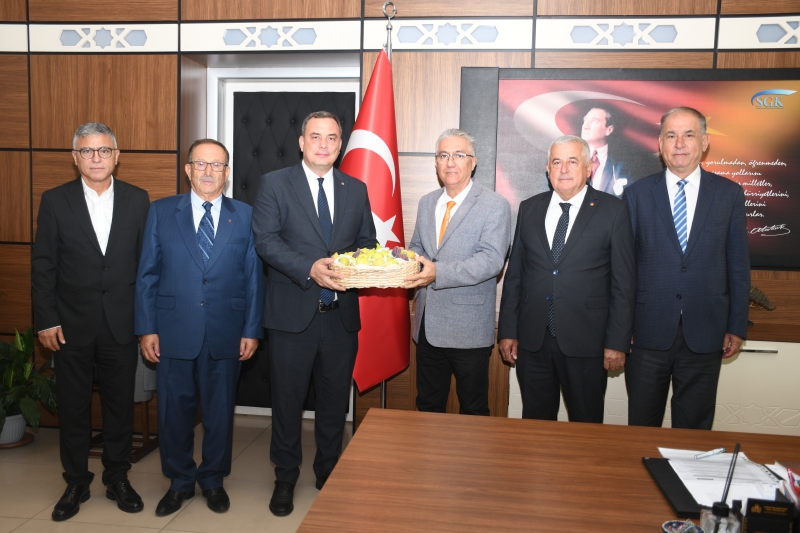 10.09.2025 Aydın Ticaret Borsası’ndan Aydın SGK İl Müdürlüğü’ne atanan Tayfun Akbulut’a Hayırlı Olsun Ziyareti