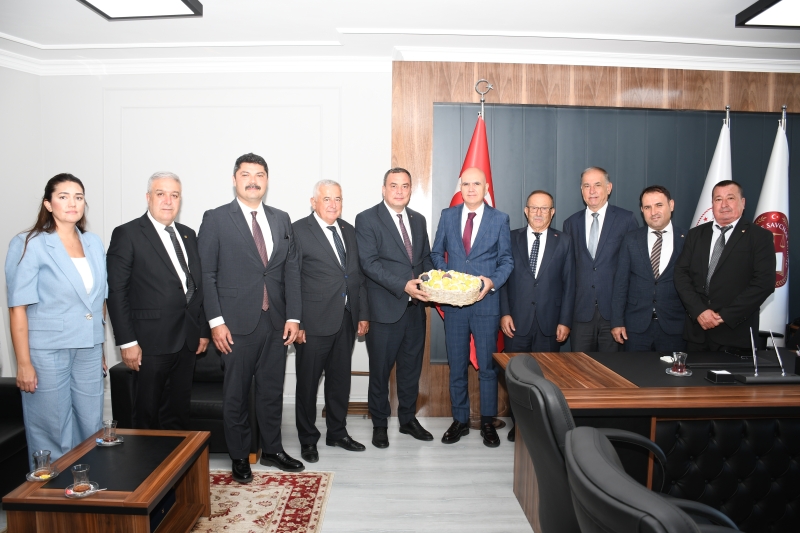 17.09.2025 Aydın Ticaret Borsası’ndan Aydın Cumhuriyet Başsavcısı Celal Tekin’e Hayırlı Olsun Ziyareti