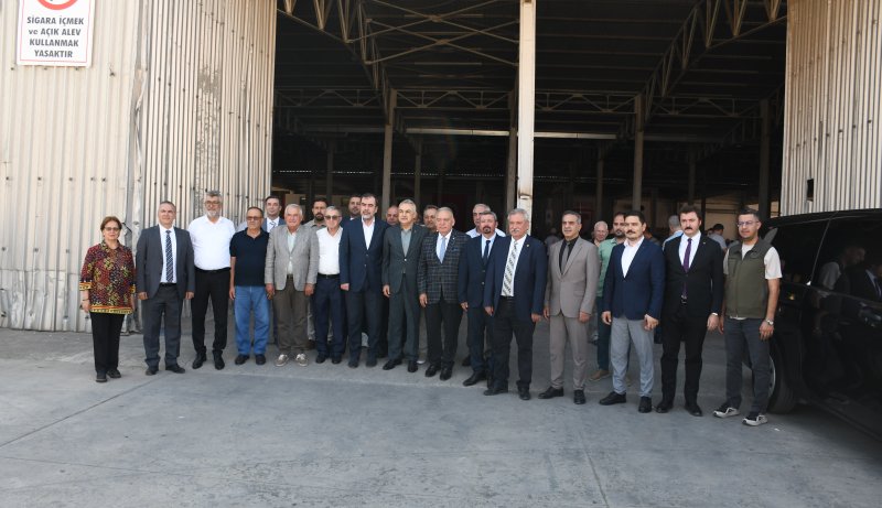 25.09.2025 Aydın Ticaret Borsası, S.S. 46 No’lu Aydın Pamuk ve Yağlı Tohumlar Tarım Satış Kooperatifi GES Projesi açılış törenine katıldı