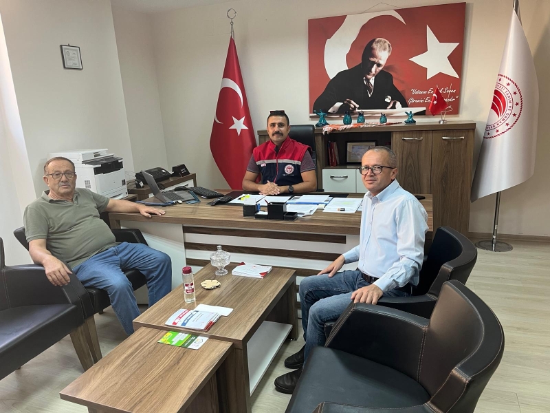 09.09.2025 Aydın Ticaret Borsası’ndan Köşk İlçe Tarım Müdürü Veysel Ali Ünal’a Ziyaret
