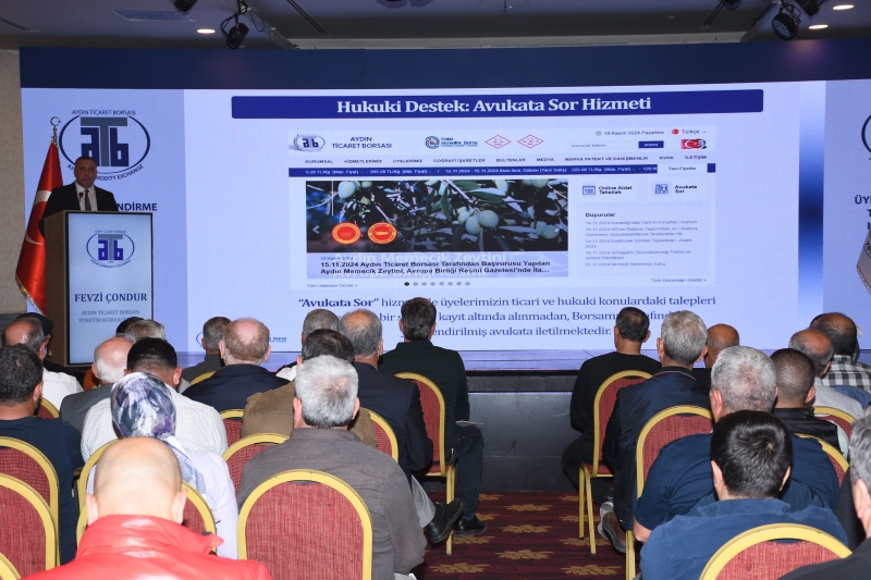 19.11.2025 Aydın Ticaret Borsası, Üye Bilgilendirme Toplantısı Gerçekleştirdi
