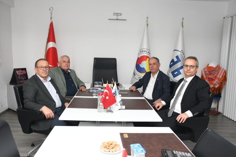 26.11.2025 Aydın Defterdarı Serdar Şahin’den Aydın Ticaret Borsası’na Veda Ziyareti