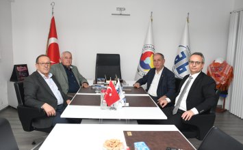 26.11.2025 Aydın Defterdarı Serdar Şahin’den Aydın Ticaret Borsası’na Veda Ziyareti