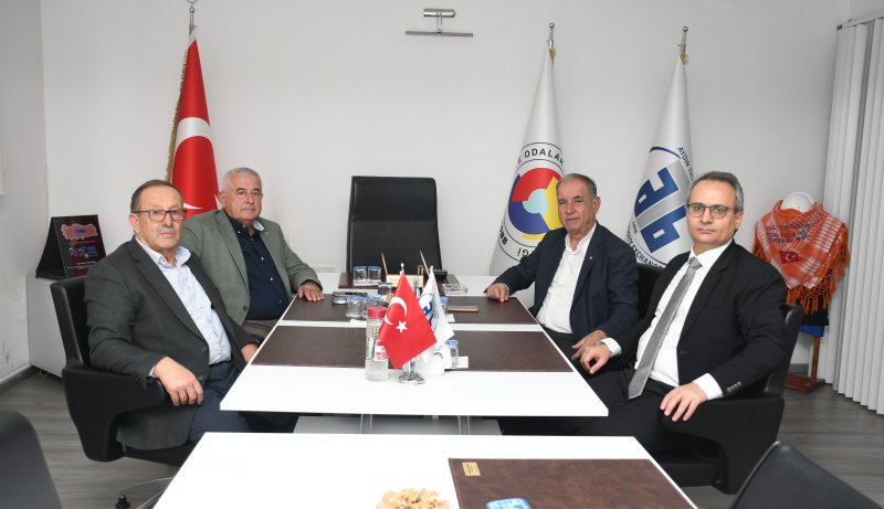 26.11.2025 Aydın Defterdarı Serdar Şahin’den Aydın Ticaret Borsası’na Veda Ziyareti