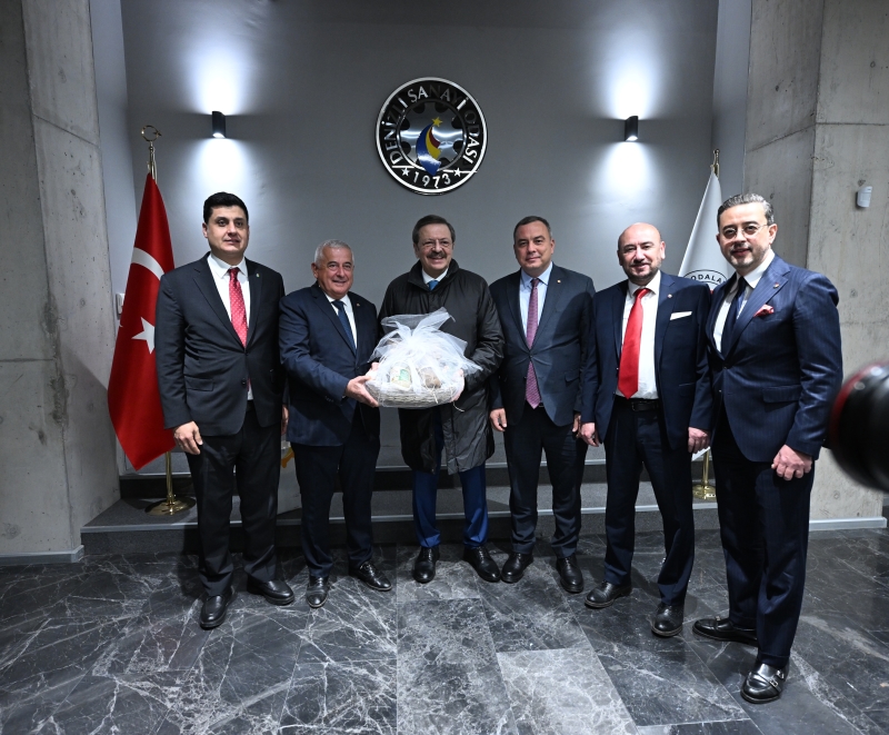 16.12.2025 Aydın Ticaret Borsası, Denizli İş Dünyası İstişare Toplantısına Katıldı