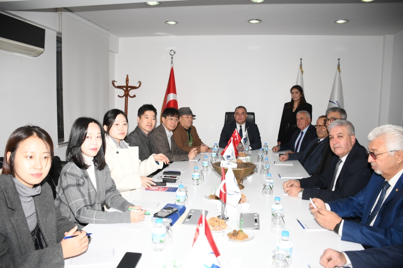 23.12.2025 Chungnam Eyalet Hükümeti Heyetinden Aydın Ticaret Borsası'na Ziyaret