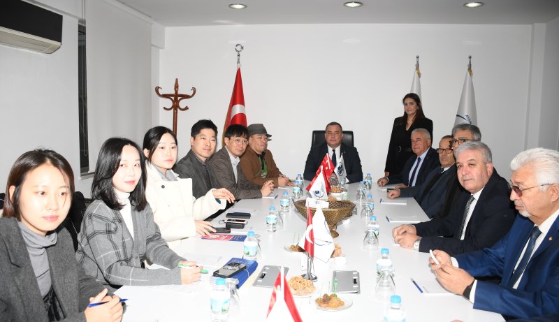 23.12.2025 Chungnam Eyalet Hükümeti Heyetinden Aydın Ticaret Borsası'na Ziyaret