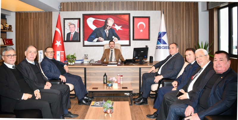 21.01.2026 Aydın Ticaret Borsası’ndan KOSGEB İl Müdürü Berkay Çetin Oral’a Ziyaret