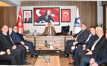 21.01.2026 Aydın Ticaret Borsası’ndan KOSGEB İl Müdürü Berkay Çetin Oral’a Ziyaret