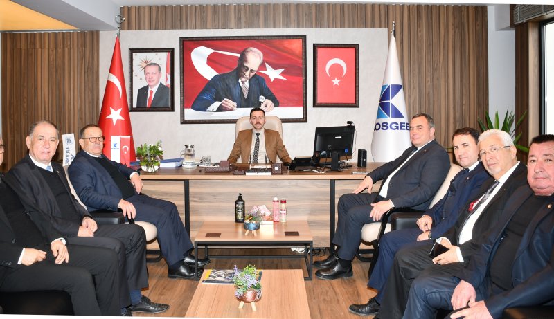 21.01.2026 Aydın Ticaret Borsası’ndan KOSGEB İl Müdürü Berkay Çetin Oral’a Ziyaret