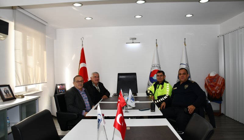 07.01.2026 Aydın İl Emniyet Müdürlüğü’nden Aydın Ticaret Borsası’na Ziyaret