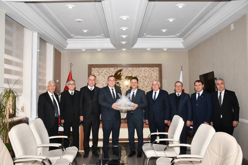 21.01.2026 Aydın Ticaret Borsası’ndan Defterdar Ahmet Günçavdı’ya Ziyaret