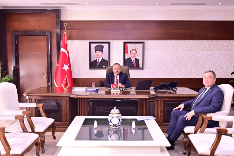 04.02.2026 Aydın Ticaret Borsası’ndan Aydın Valisi Yakup Canbolat’a Tarım Fuarı Daveti
