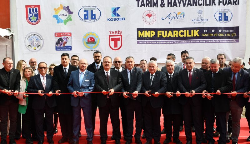 12.02.2026 13. Uluslararası Aydın Tarım, Gıda ve Hayvancılık Fuarı Kapılarını Açtı