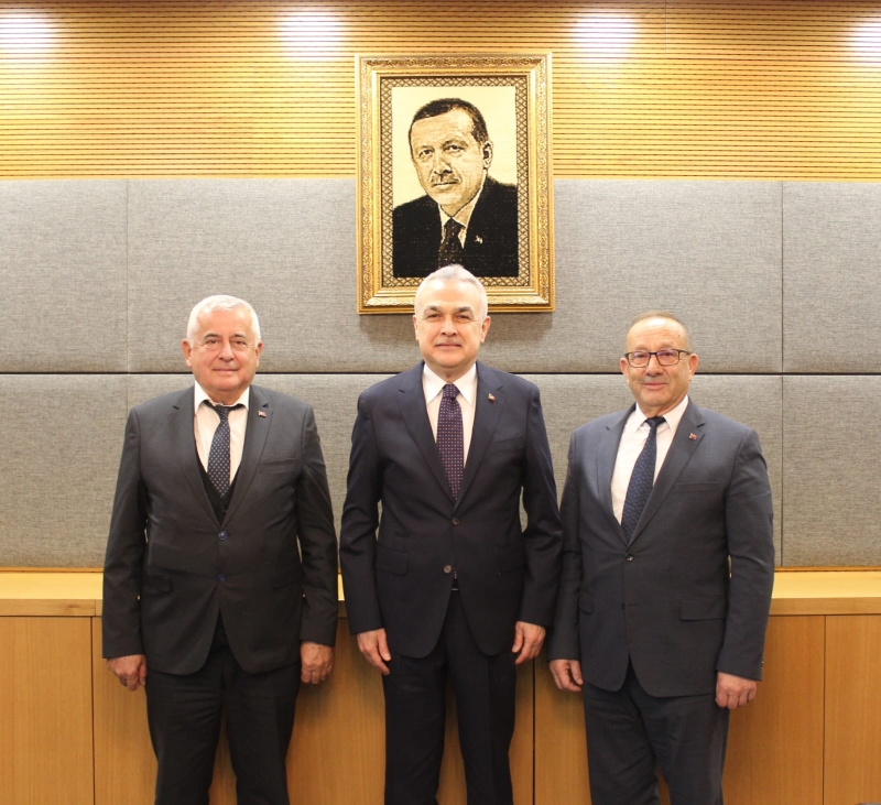 19.02.2026 Aydın Ticaret Borsası’ndan Mustafa Savaş’a Makamında Ziyaret