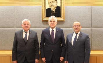 19.02.2026 Aydın Ticaret Borsası’ndan Mustafa Savaş’a Makamında Ziyaret