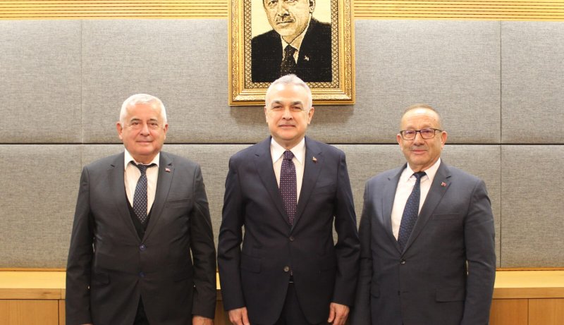 19.02.2026 Aydın Ticaret Borsası’ndan Mustafa Savaş’a Makamında Ziyaret