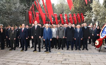 18.03.2026 Aydın Ticaret Borsası Meclis Başkanı A. Bahri Erdel, 18 Mart Şehitleri Anma Günü ve Çanakkale Zaferi Programı’na Katılım Sağladı