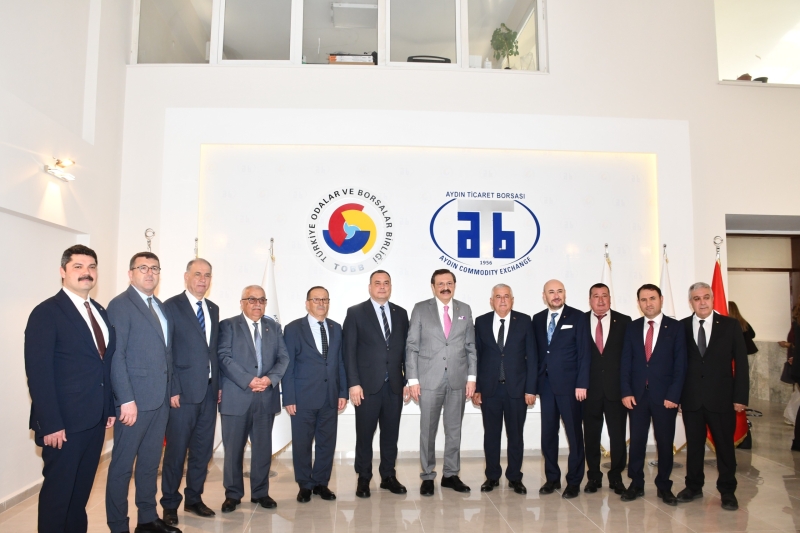 06.04.2026 Dünya Odalar Federasyonu ve Türkiye Odalar ve Borsalar Birliği Başkanı M. Rifat Hisarcıklıoğlu’ndan Aydın Ticaret Borsası’na Ziyaret