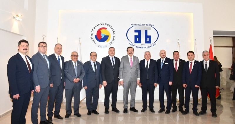 06.04.2026 Dünya Odalar Federasyonu ve Türkiye Odalar ve Borsalar Birliği Başkanı M. Rifat Hisarcıklıoğlu’ndan Aydın Ticaret Borsası’na Ziyaret