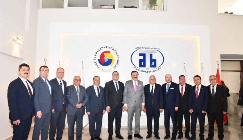 06.04.2026 Dünya Odalar Federasyonu ve Türkiye Odalar ve Borsalar Birliği Başkanı M. Rifat Hisarcıklıoğlu’ndan Aydın Ticaret Borsası’na Ziyaret
