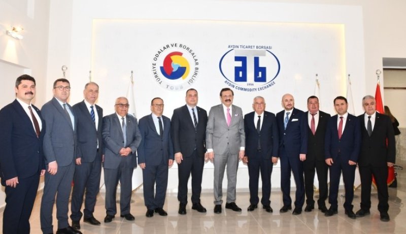 06.04.2026 Dünya Odalar Federasyonu ve Türkiye Odalar ve Borsalar Birliği Başkanı M. Rifat Hisarcıklıoğlu’ndan Aydın Ticaret Borsası’na Ziyaret