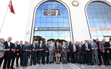 06.04.2026 Aydın Ticaret Borsası, Nazilli Ticaret Borsası Yeni Hizmet Binası Açılış Programına Katıldı