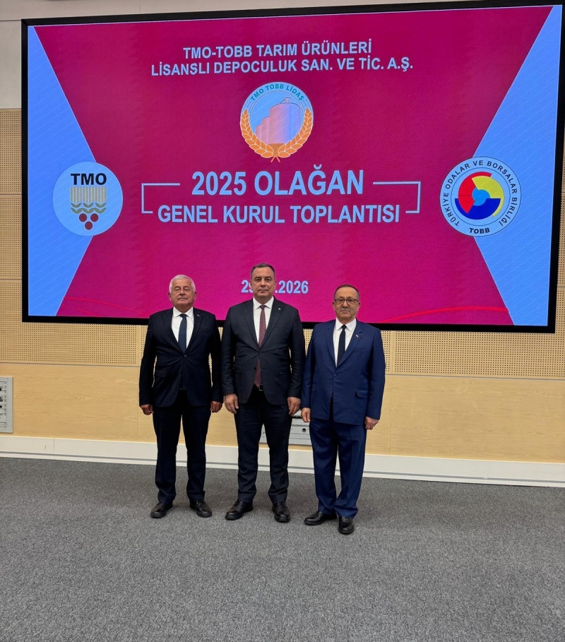 29.04.2026 Aydın Ticaret Borsası Heyeti TMO TOBB Tarım Ürünleri A.Ş. Genel Kurulu’na Katıldı