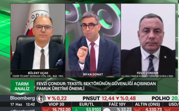 17.06.2026 Başkan Çondur Bloomberg HT’de Pamuk Sektörünü Değerlendirdi
