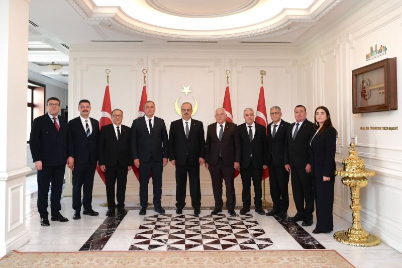23.10.2026 Aydın Ticaret Borsası'ndan Ankara Valisi Yakup Canbolat'a Ziyaret