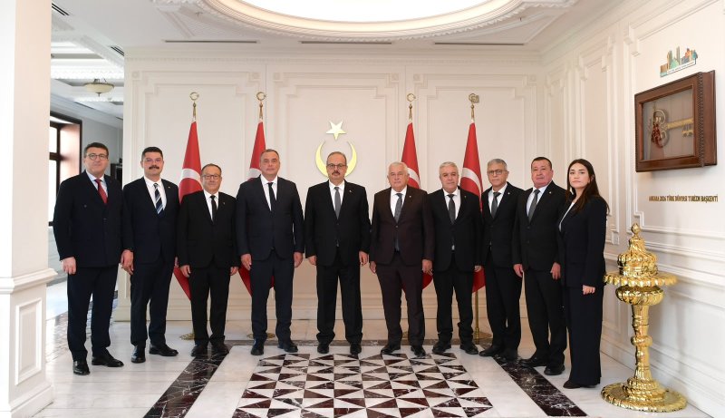 23.10.2026 Aydın Ticaret Borsası'ndan Ankara Valisi Yakup Canbolat'a Ziyaret