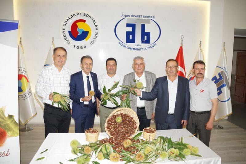 10.10.2019 Aydın’da sezonun ilk kestanesi borsaya teslim edildi