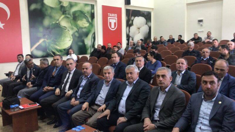 11.03.2020 MECLİS BAŞKANI ERDEL PAMUKTA GEÇMİŞ SEZONUN DEĞERLENDİRMESİ VE GELECEK BEKLENTİLERİ” KONULU PANELE KATILDI