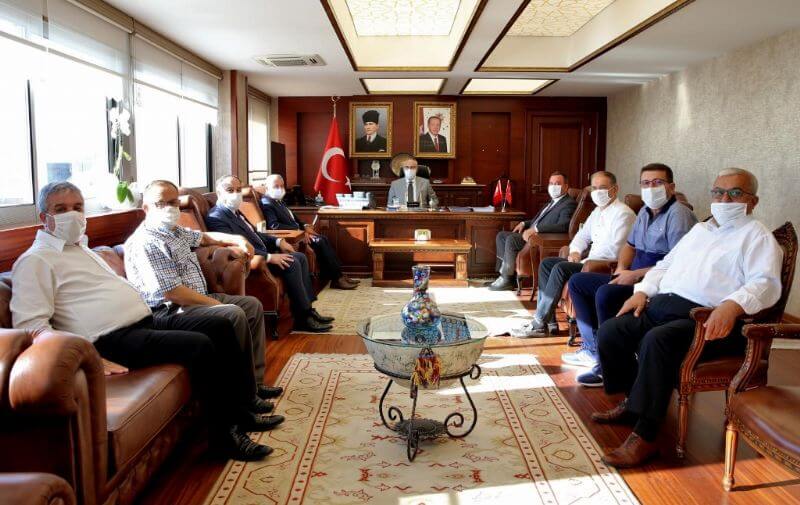 14.08.2020 ATB den  İzmir Valisi Köşger e Hayırlı Olsun Ziyareti